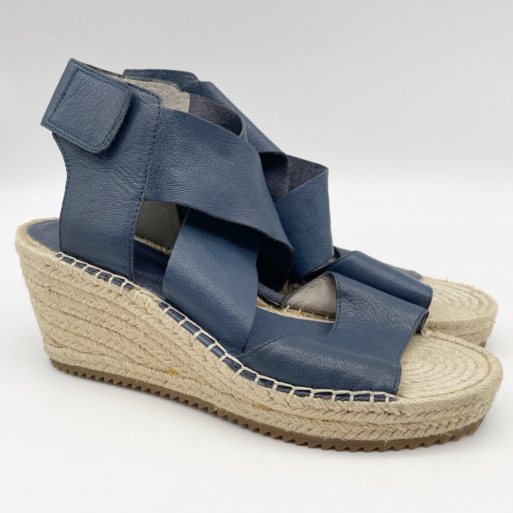 Eileen Fisher Willow Espadrille Wedge Sandals. Size 7